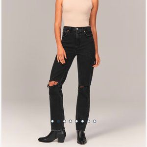 Abercombie Ultra High Rise 90s Straight Jean
